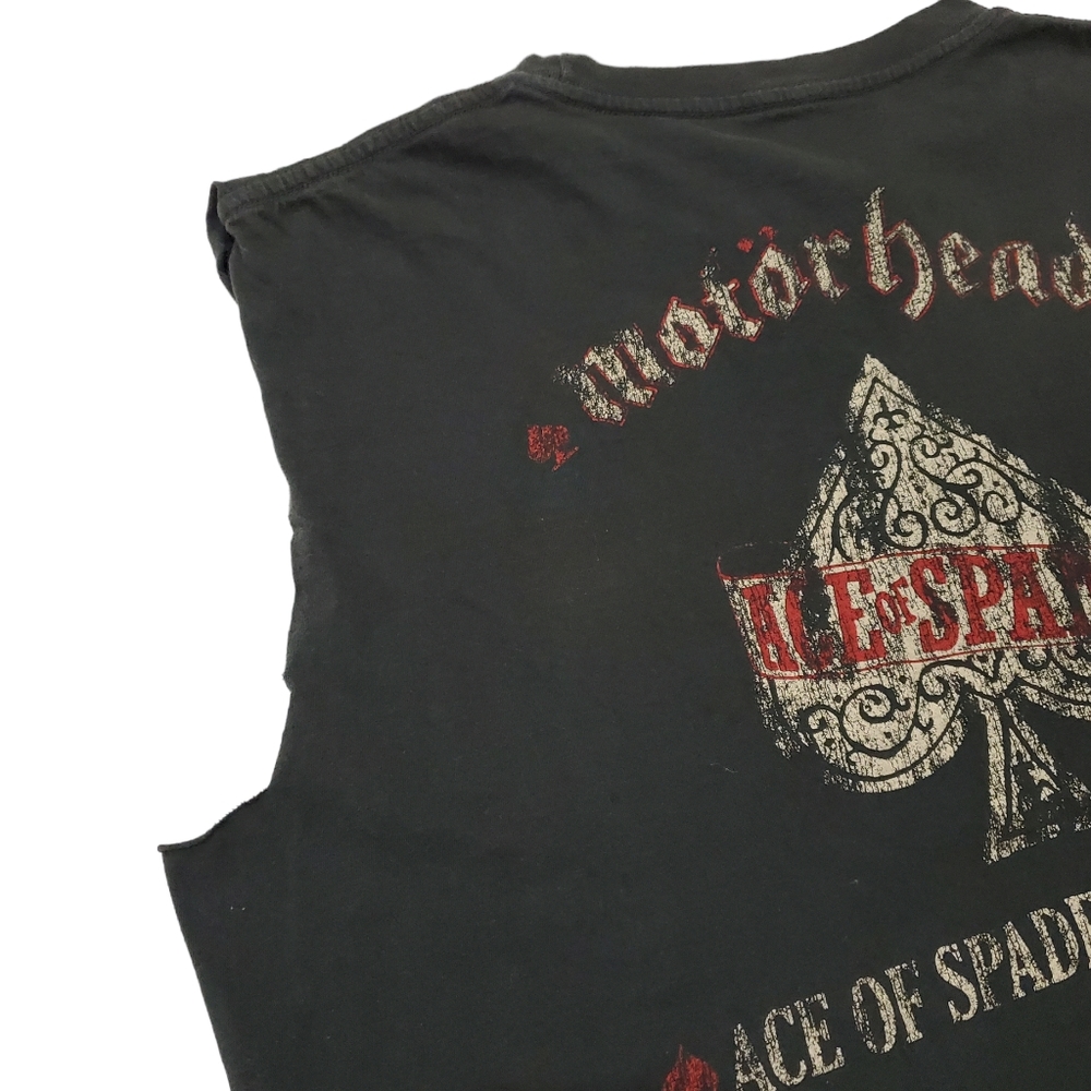 Vintage 1981 Ace Of Spades Tour Motorhead Cut Off T Shirt Single Stitch RARE - Picture 7 of 8